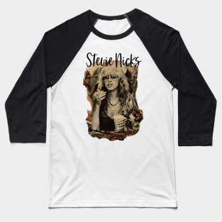 Stevie Nicks // Black Vintage Baseball T-Shirt